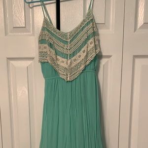 Aqua Maxi dress